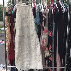 Topshop White lace Dress